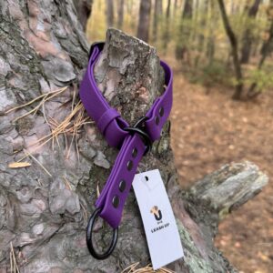 Obroża półzaciskowa HEXA – Plum