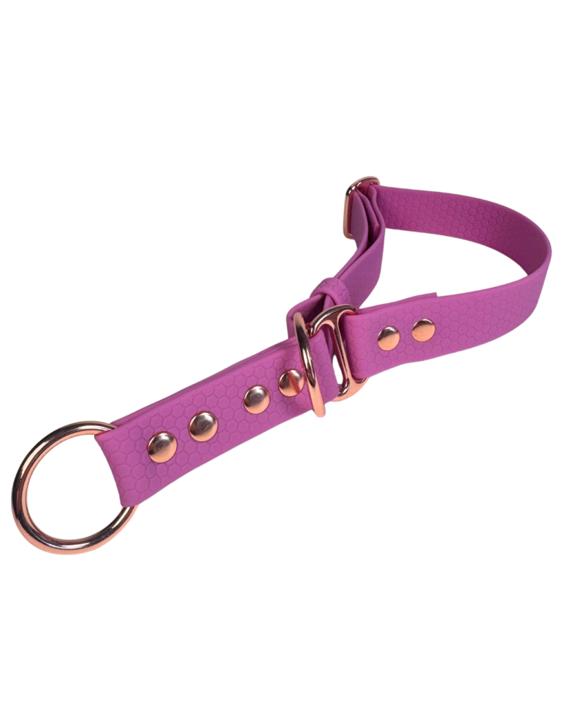 Obroża półzaciskowa HEXA – Lilac