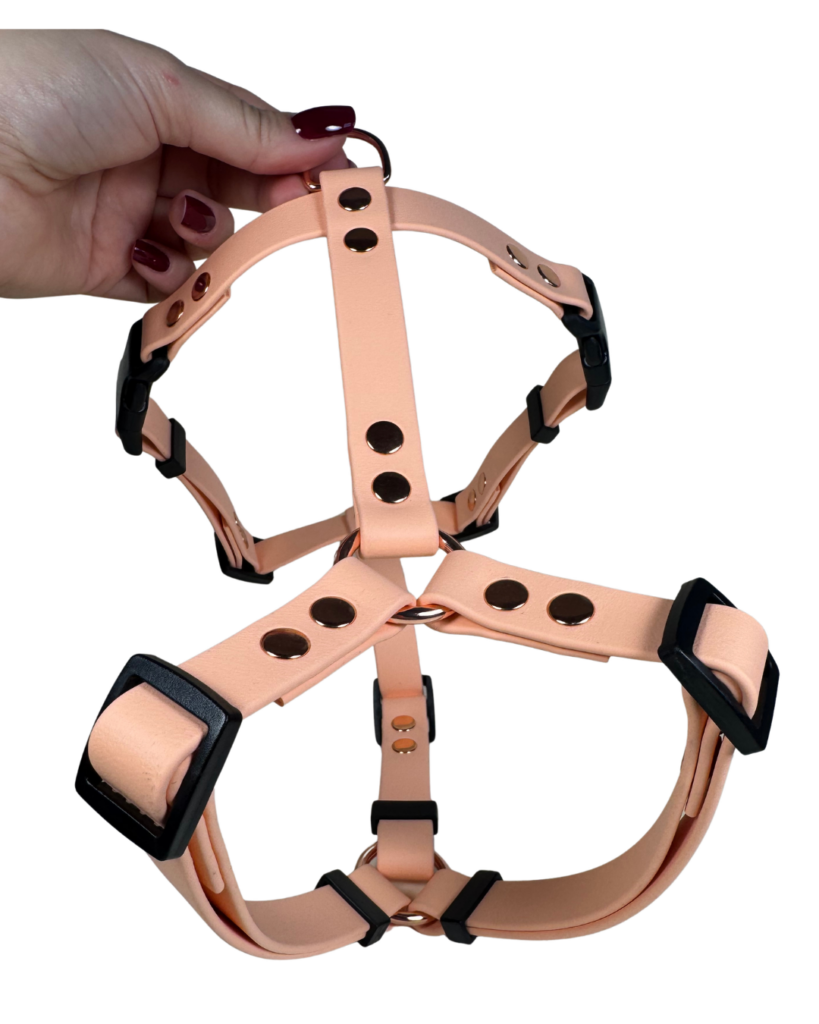Szelki Guard BioThane® – Peach