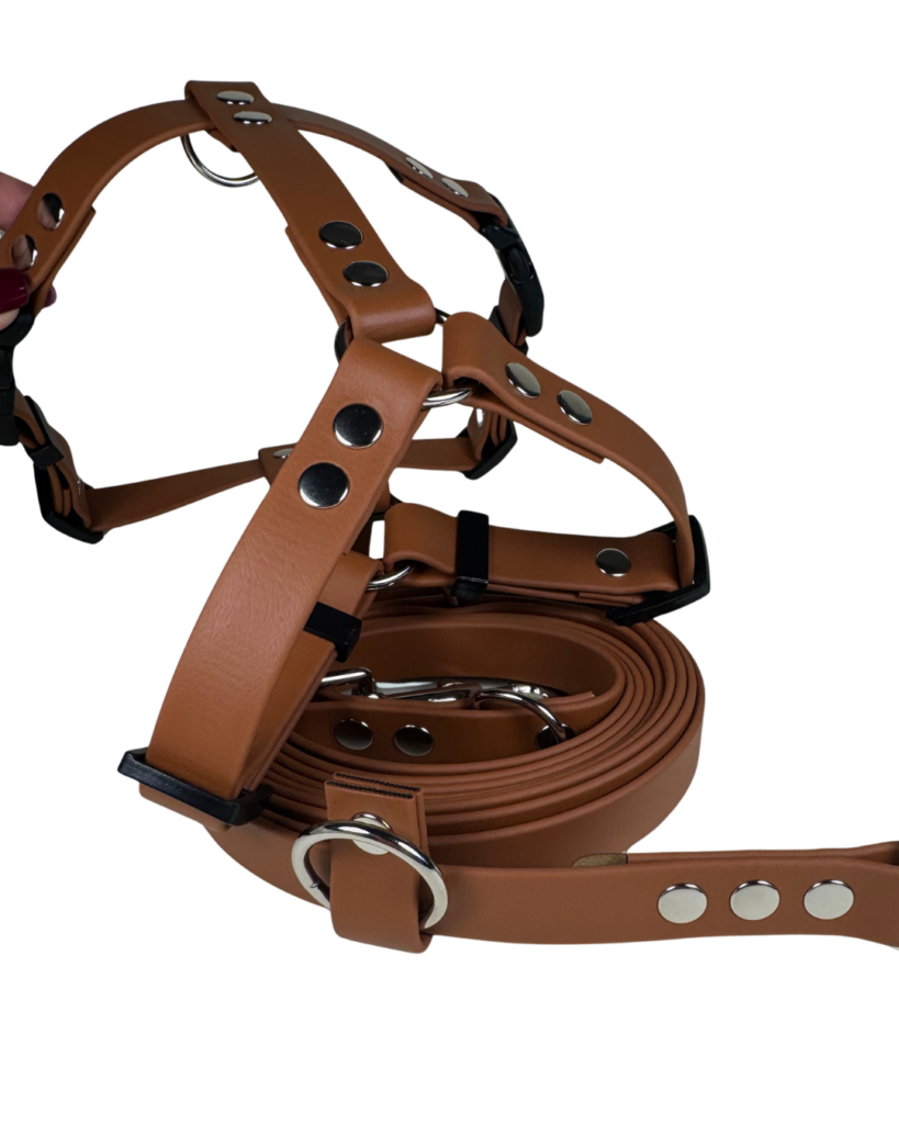 Szelki Guard BioThane® – Brown Sugar
