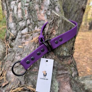 Obroża półzaciskowa HEXA – Plum
