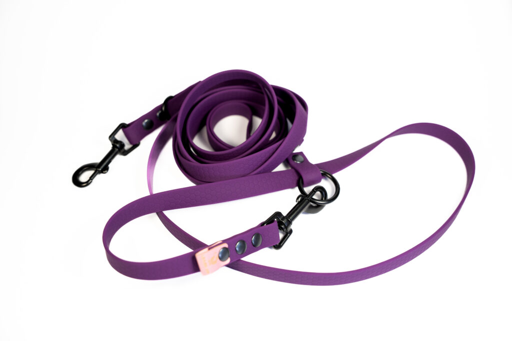 Smycz przepinana HEXA – Plum
