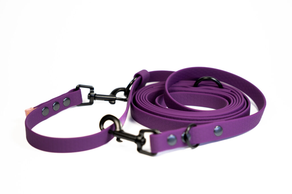Smycz przepinana HEXA – Plum