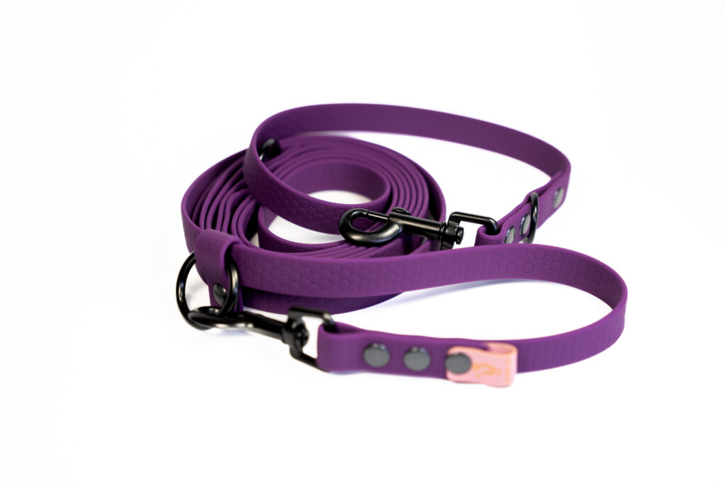 Smycz przepinana HEXA – Plum