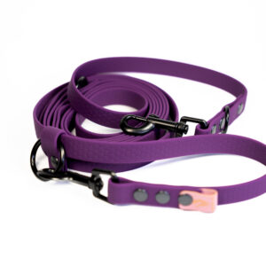 Smycz przepinana HEXA – Plum