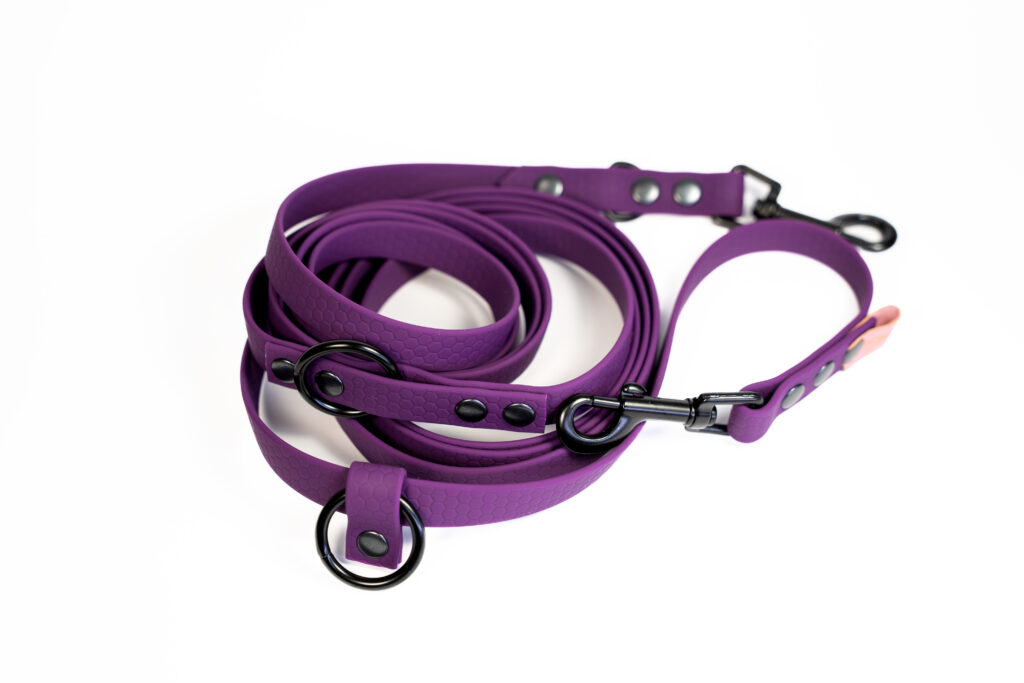 Smycz przepinana HEXA – Plum