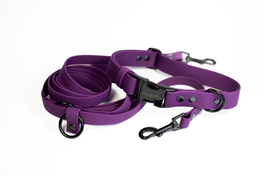 Smycz przepinana HEXA – Plum
