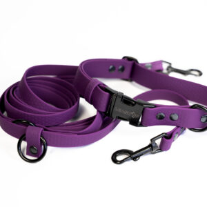 Smycz przepinana HEXA – Plum