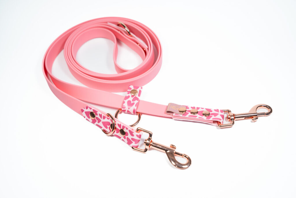 Smycz przepinana BioThane® Be My Valentine