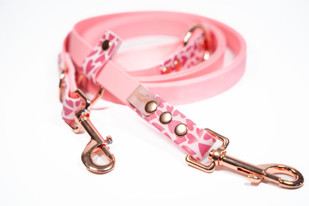 Smycz przepinana BioThane® Be My Valentine