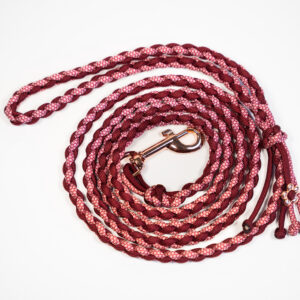 Smycz miejska pleciona paracord – personalizowana