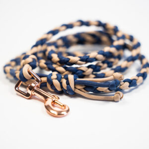 Smycz miejska pleciona paracord – personalizowana