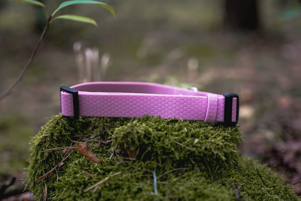 Obroża na klamrę HEXA – Lavender