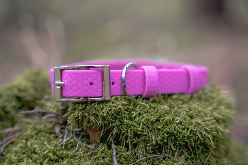 Obroża na sprzączkę HEXA – Lilac