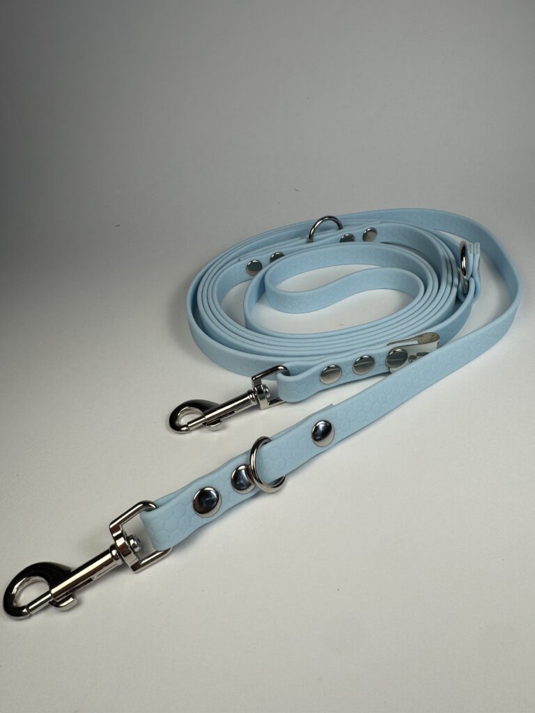 Smycz przepinana HEXA – Baby Blue