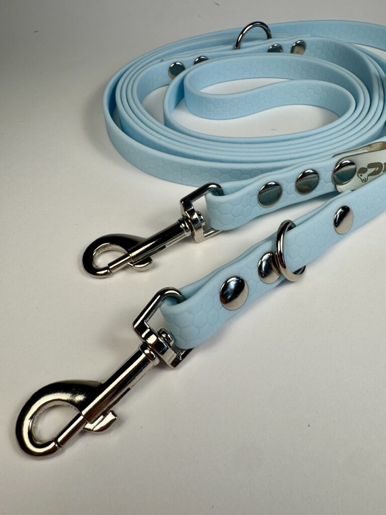 Smycz przepinana HEXA – Baby Blue