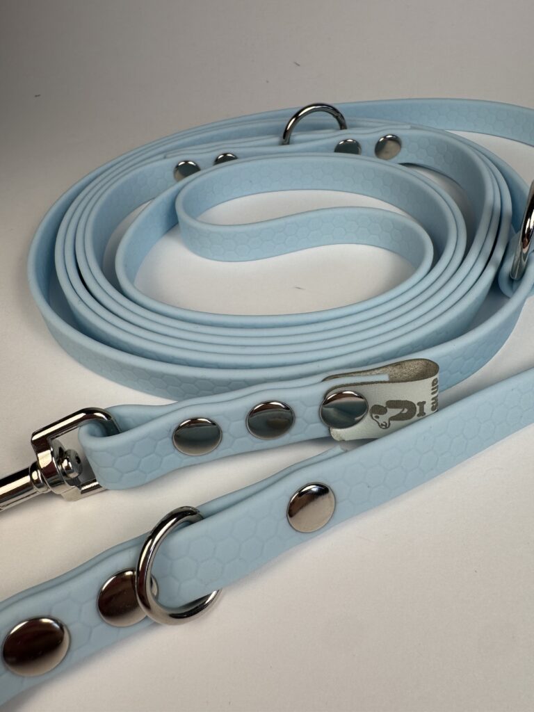 Smycz przepinana HEXA – Baby Blue