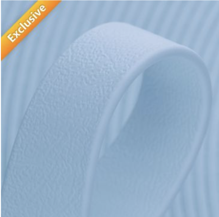 Obroża półzaciskowa BioThane® – Blue Sky
