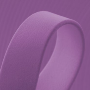 Obroża półzaciskowa BioThane® – Amethist