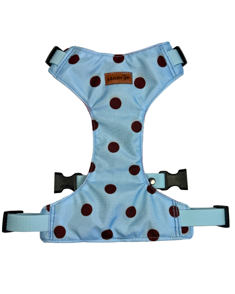 Szelki bezuciskowe Doggie Dots Blue HEXA