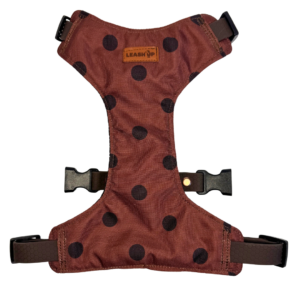 Szelki bezuciskowe Doggie Dots Chocolate HEXA