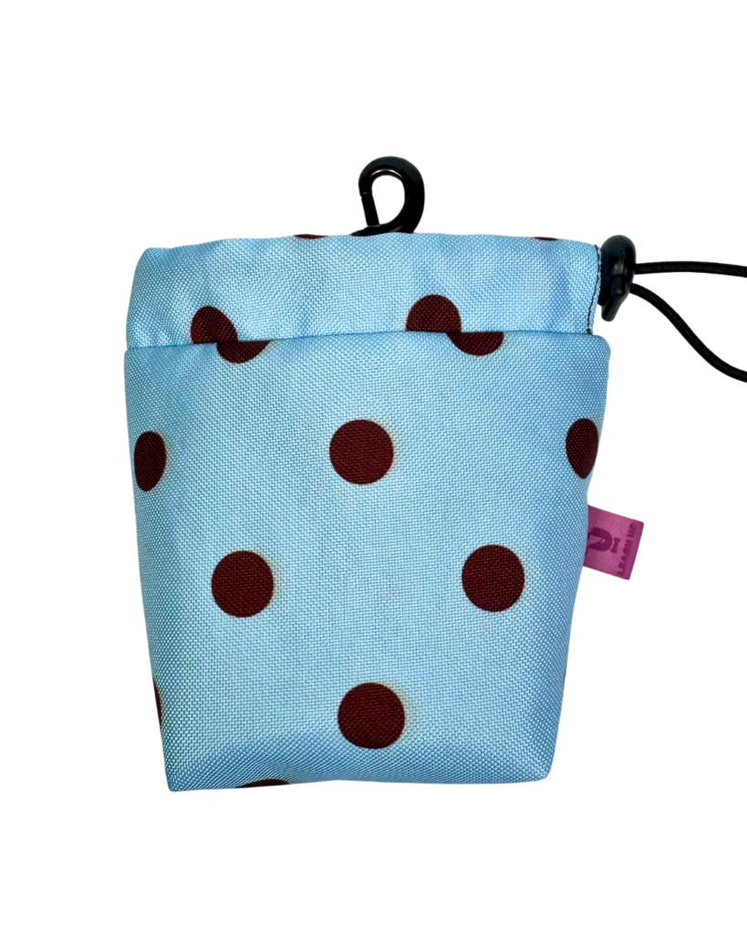 Saszetka na smaczki – Doggie Dots Blue