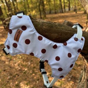 Szelki bezuciskowe Doggie Dots Blue HEXA