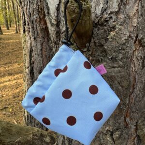 Saszetka na smaczki – Doggie Dots Blue