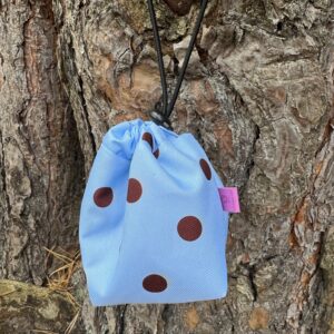 Saszetka na smaczki – Doggie Dots Blue